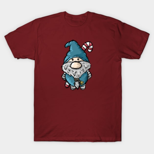 Christmas Gnome T-Shirt by MandrakeCC